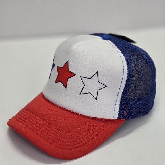 Chillmeister America Stars Trucker Mesh Baseball Adjustable Backstrap Cap - Picture 1 of 6